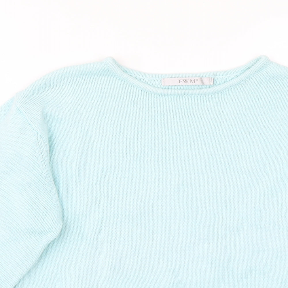 EWM Womens Blue   Pullover Jumper Size M