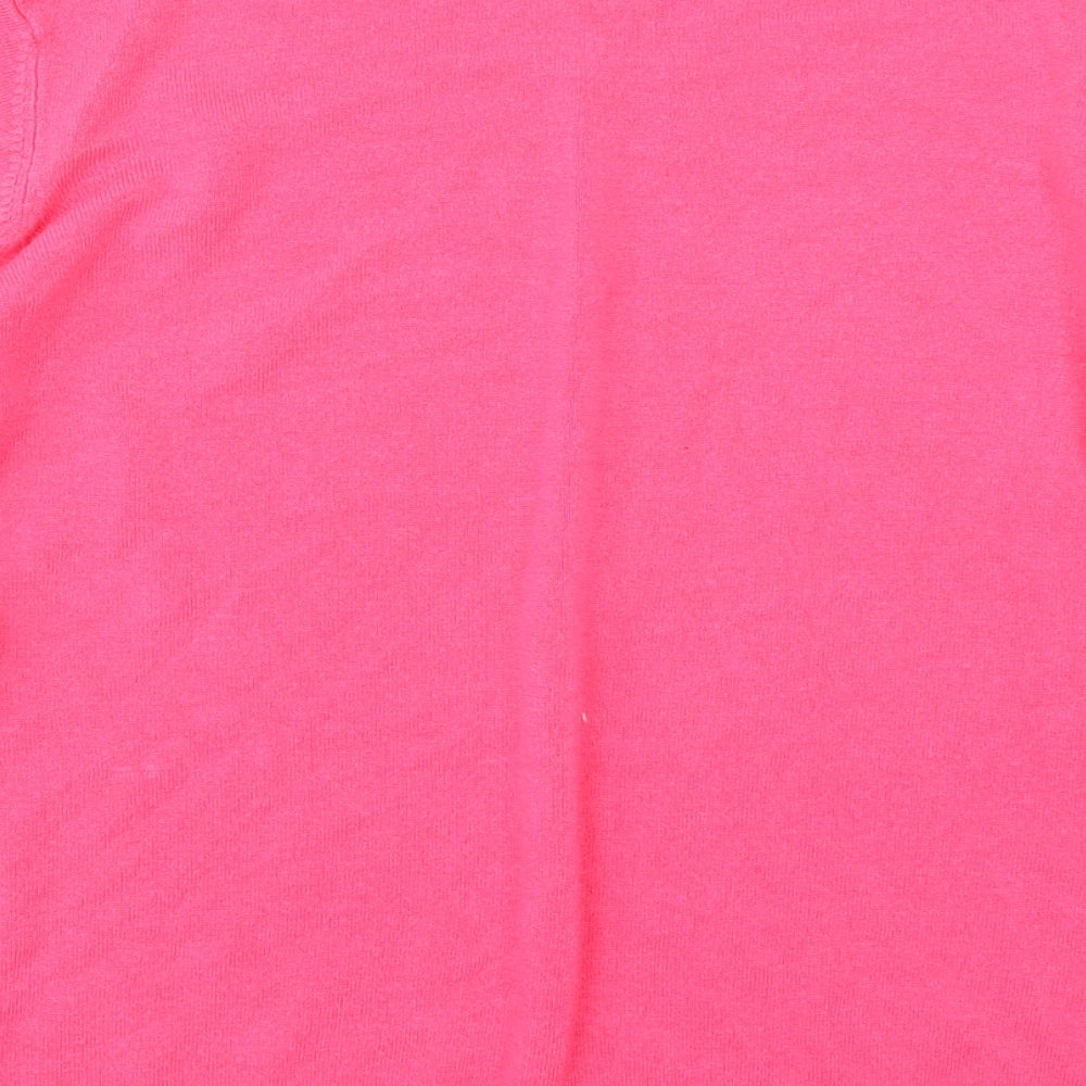 Marks and Spencer Womens Pink   Pullover Jumper Size L