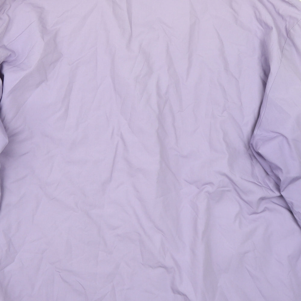 Preworn Womens Purple   Jacket Coat Size 24