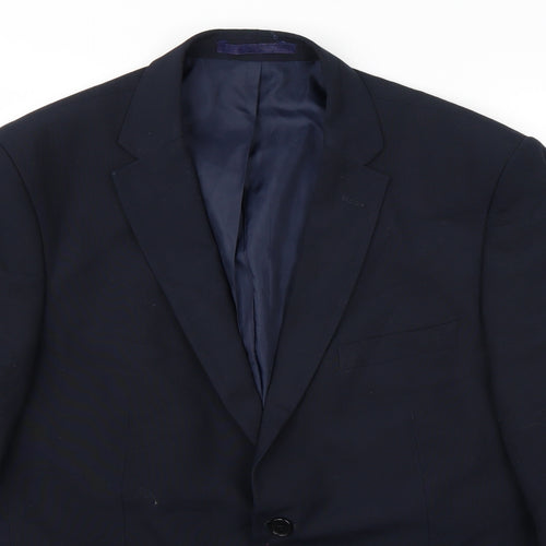 Marks and Spencer Womens Blue   Jacket Suit Jacket Size 42