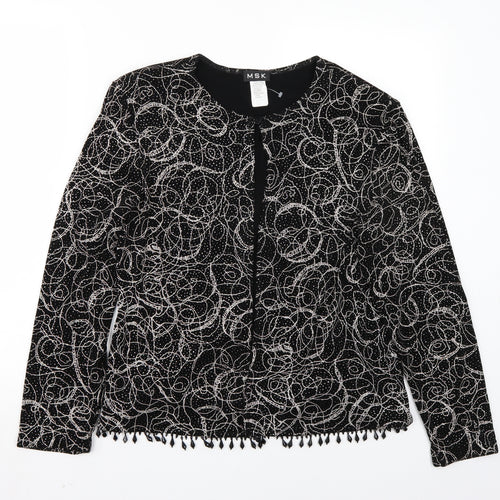 MSK Womens Black   Cardigan Jumper Size L
