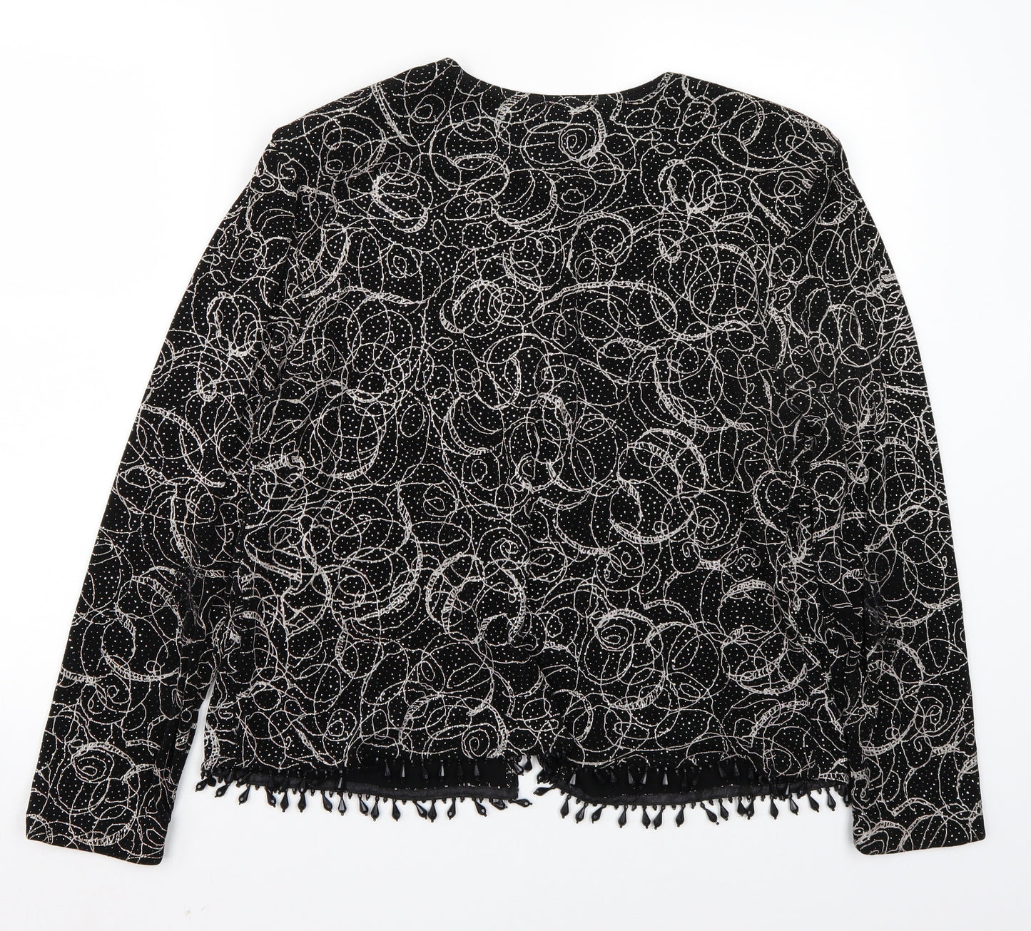 MSK Womens Black   Cardigan Jumper Size L