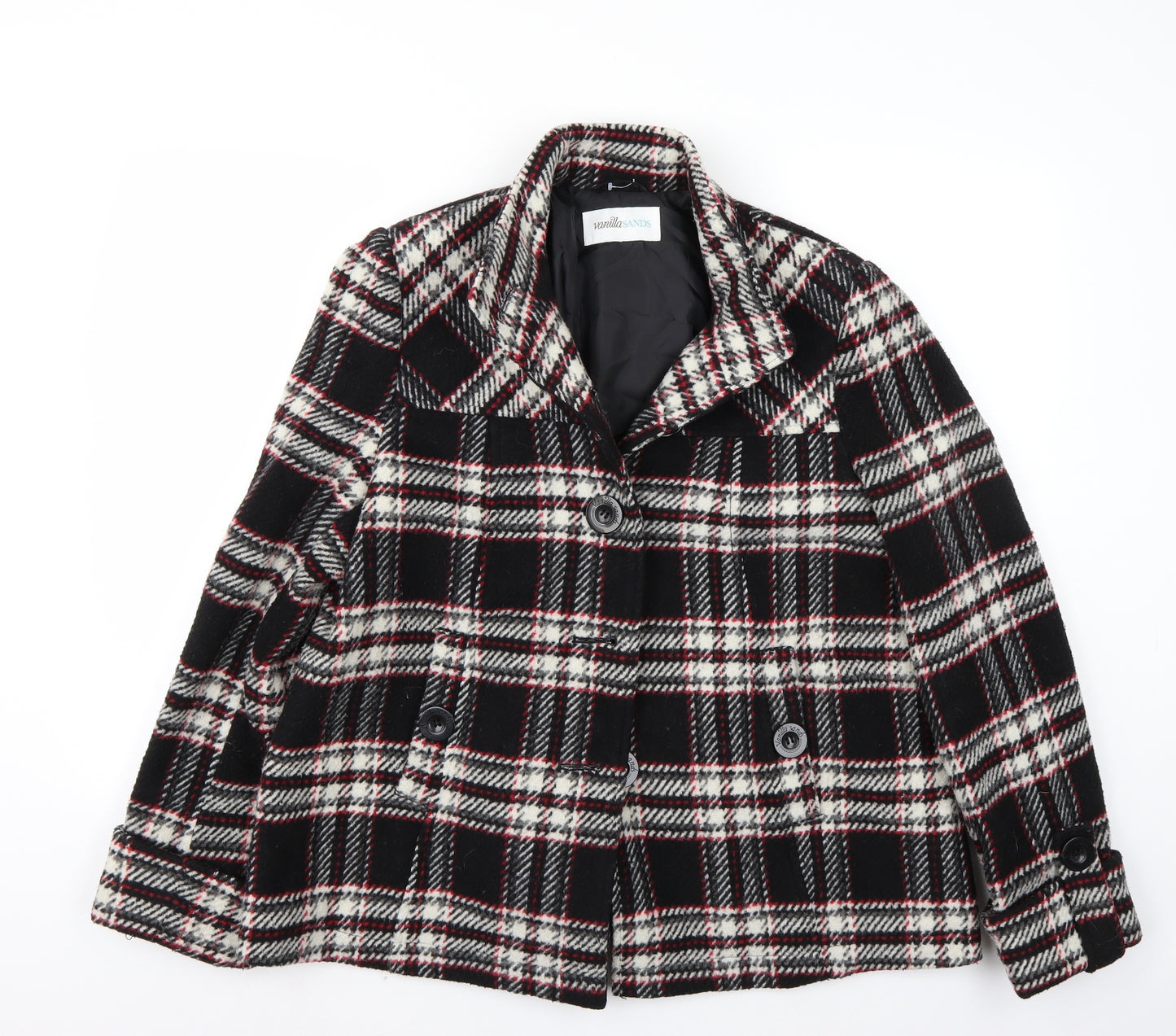 Vanilla sands Womens Black   Jacket Coat Size 16