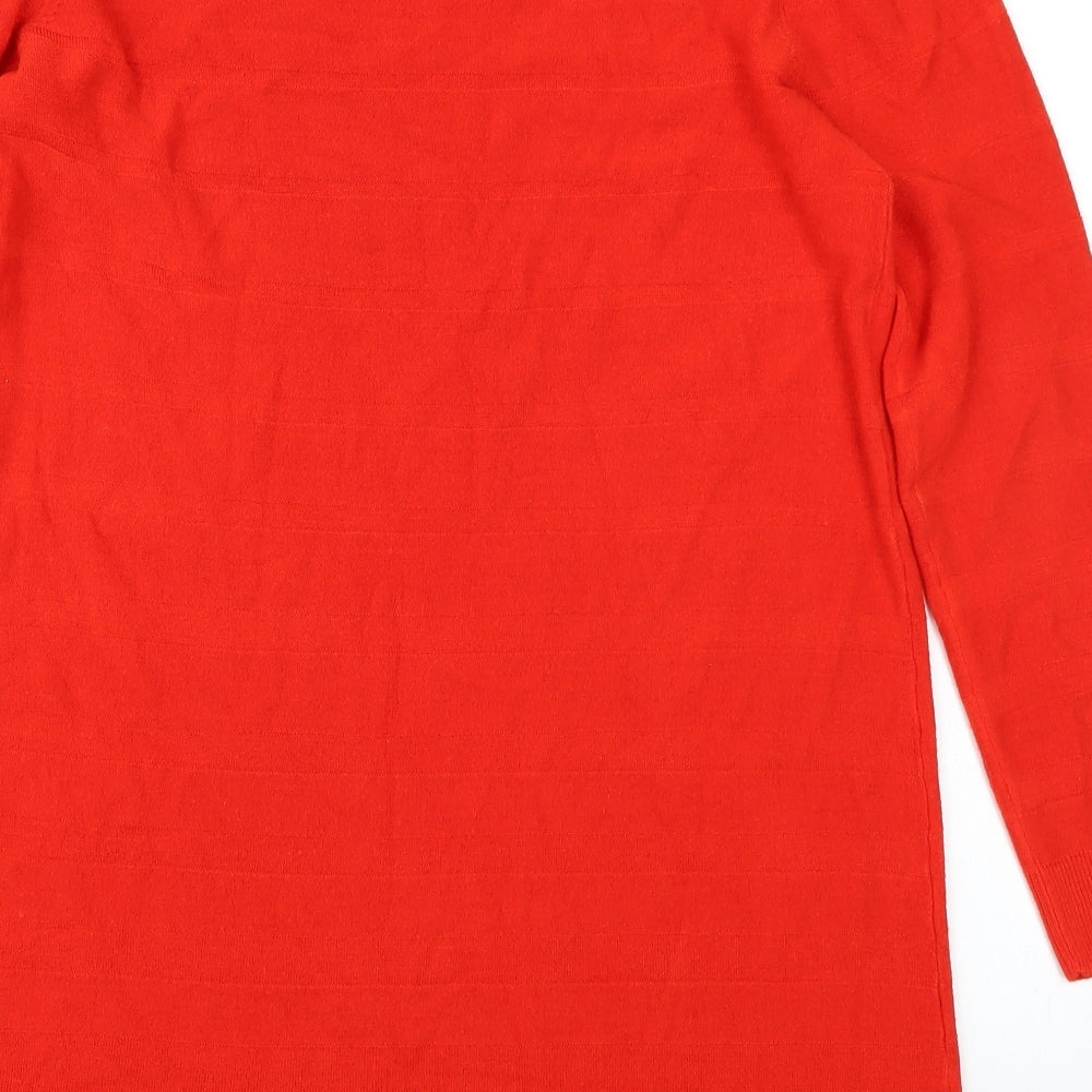 TU Womens Orange   Pullover Jumper Size 16