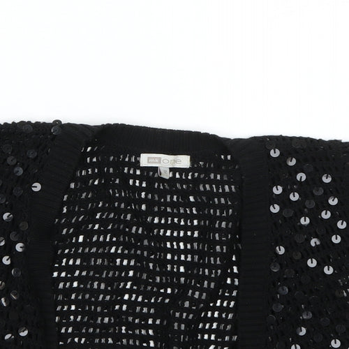 Mk one Womens Black   Cardigan Jumper Size 12