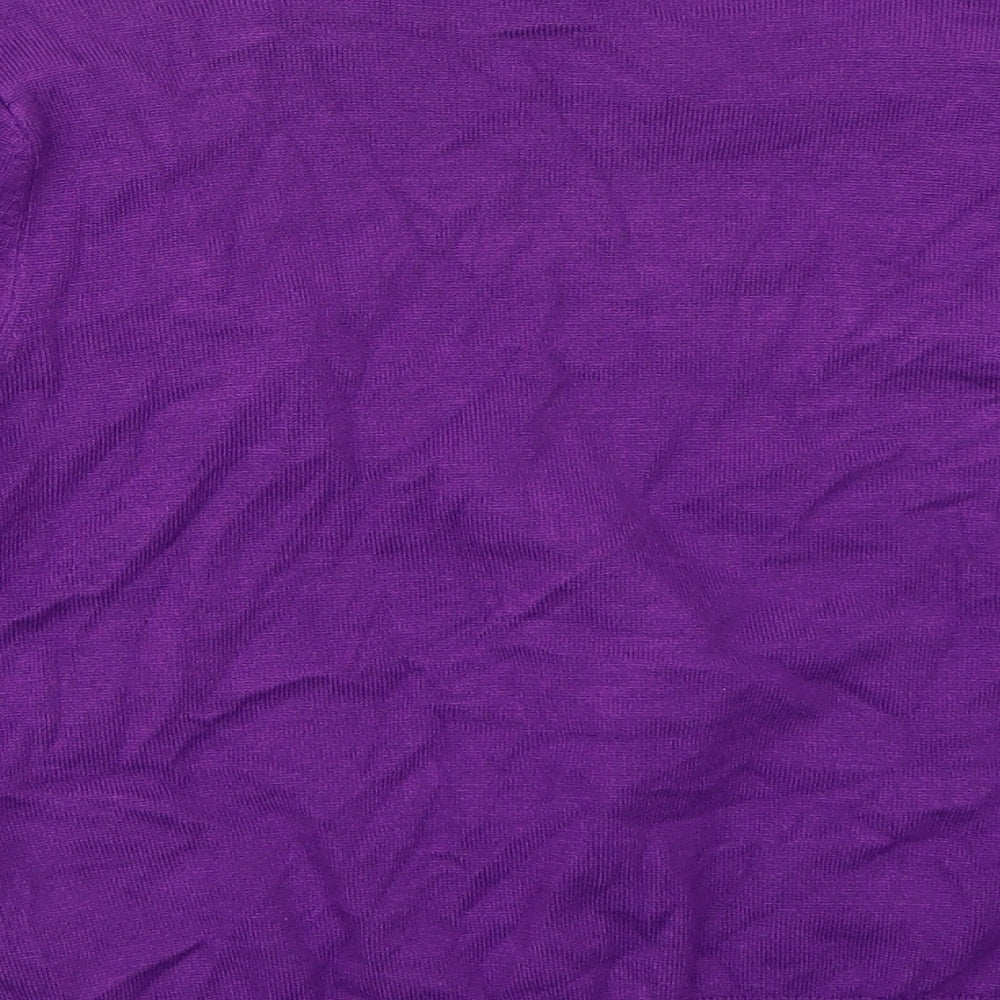 BHS Womens Purple   Cardigan Jumper Size 14