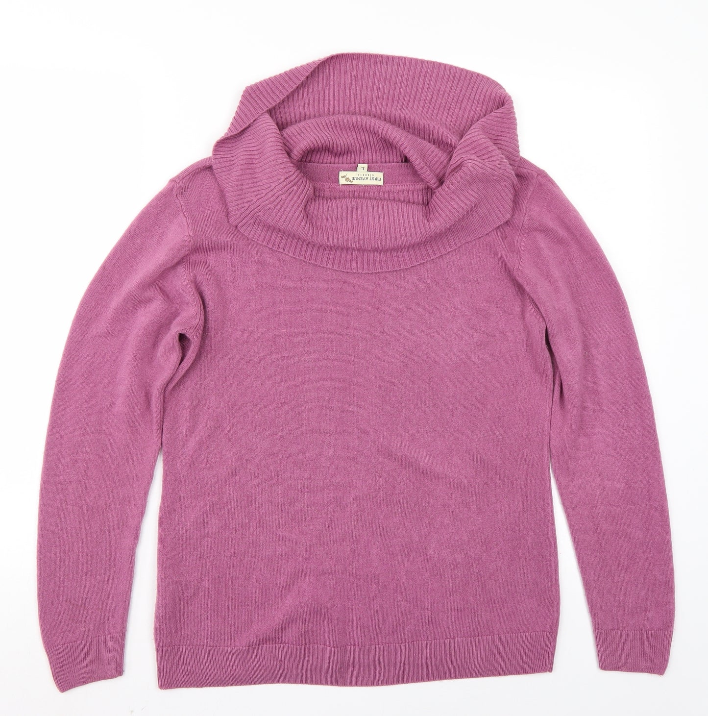 First Avenue Womens Pink   Pullover Jumper Size L