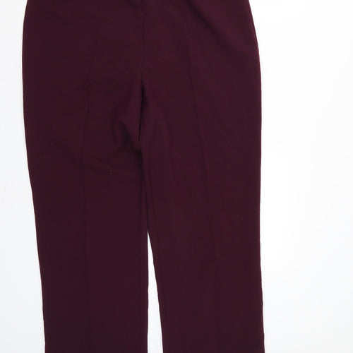 Classics Womens Purple   Trousers  Size 14 L27 in