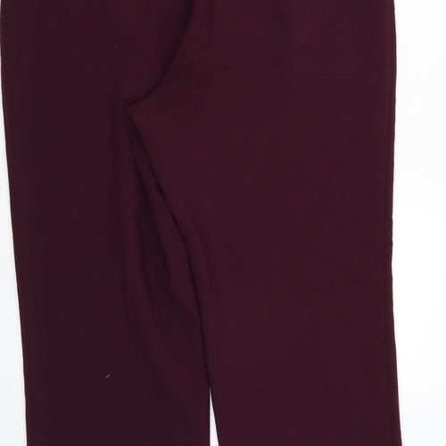 Classics Womens Purple   Trousers  Size 14 L27 in