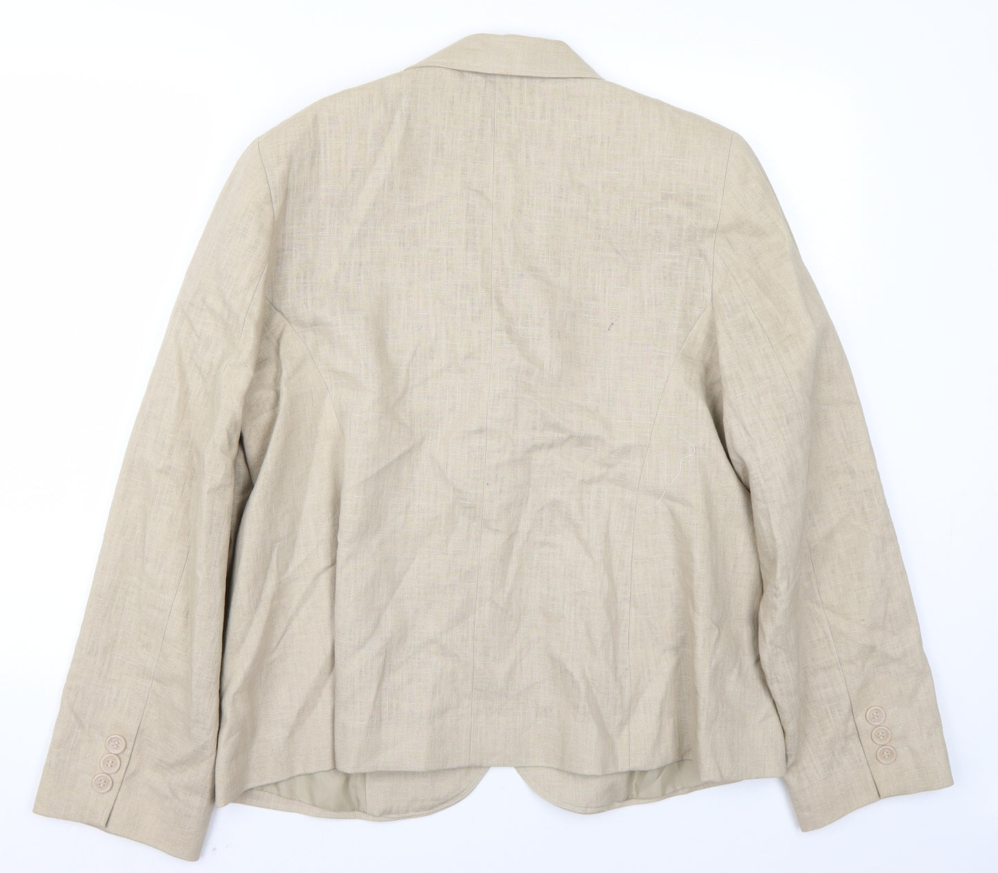 Primark Womens Beige   Jacket Blazer Size 18