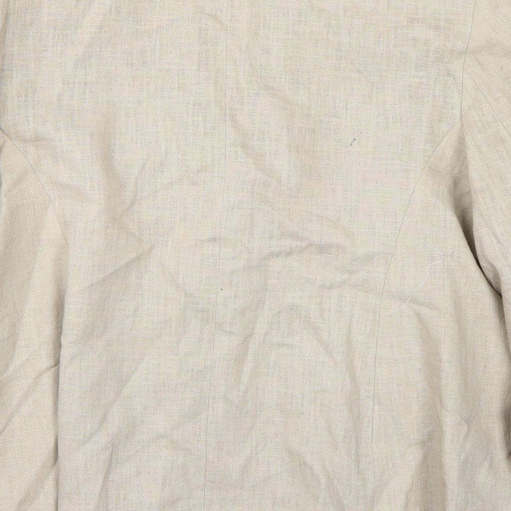 Primark Womens Beige   Jacket Blazer Size 18