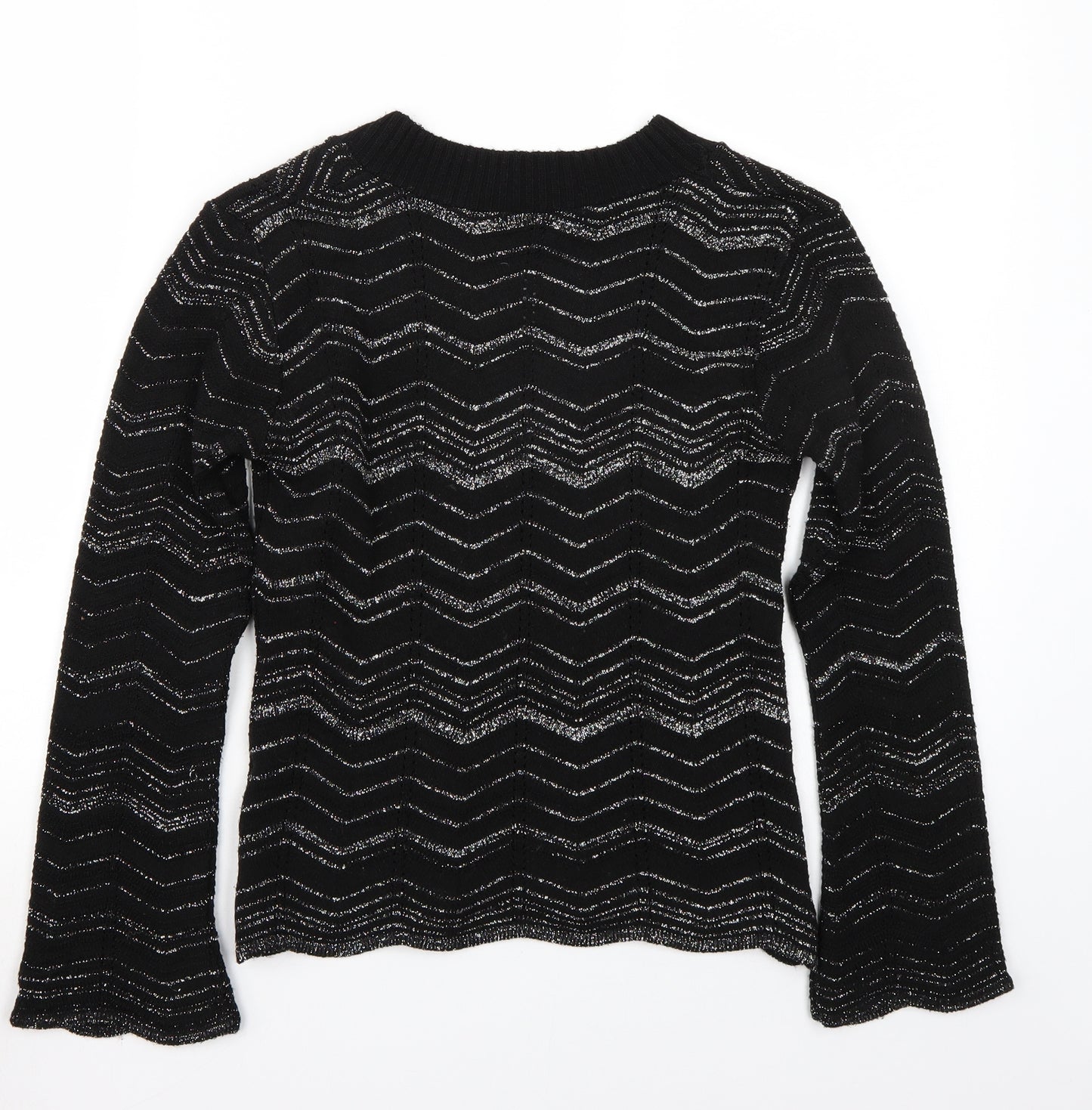 Select Womens Black   Pullover Jumper Size M