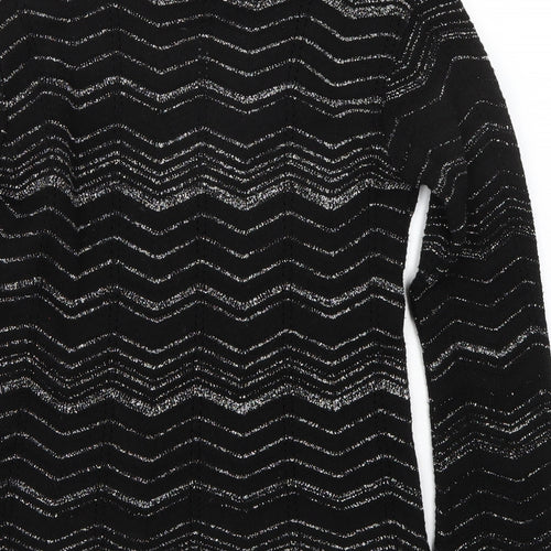 Select Womens Black   Pullover Jumper Size M