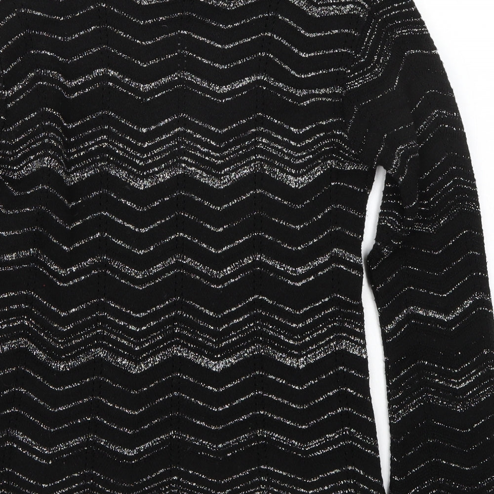 Select Womens Black   Pullover Jumper Size M