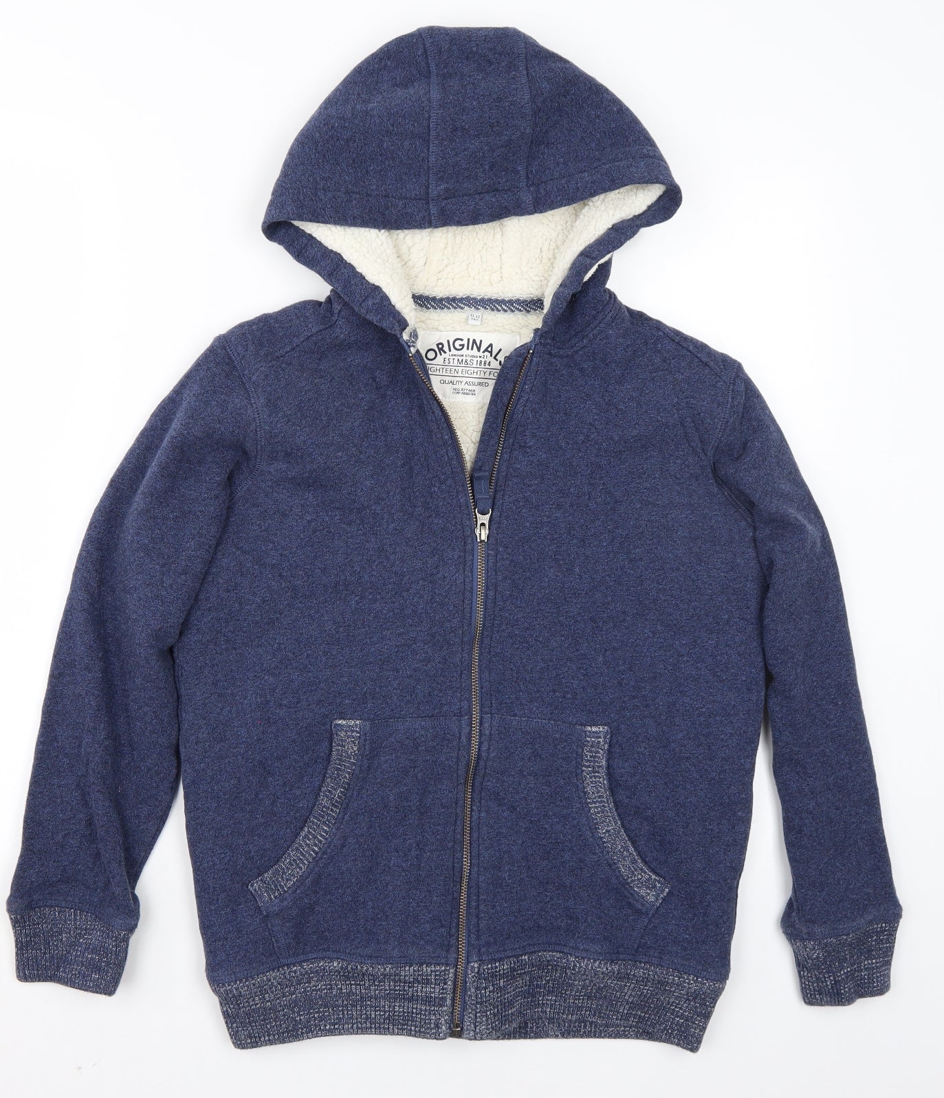 Marks and Spencer Boys Blue   Jacket Coat Size 11 Years