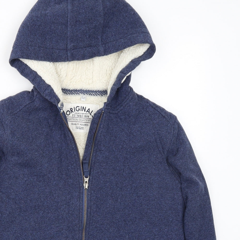 Marks and Spencer Boys Blue   Jacket Coat Size 11 Years