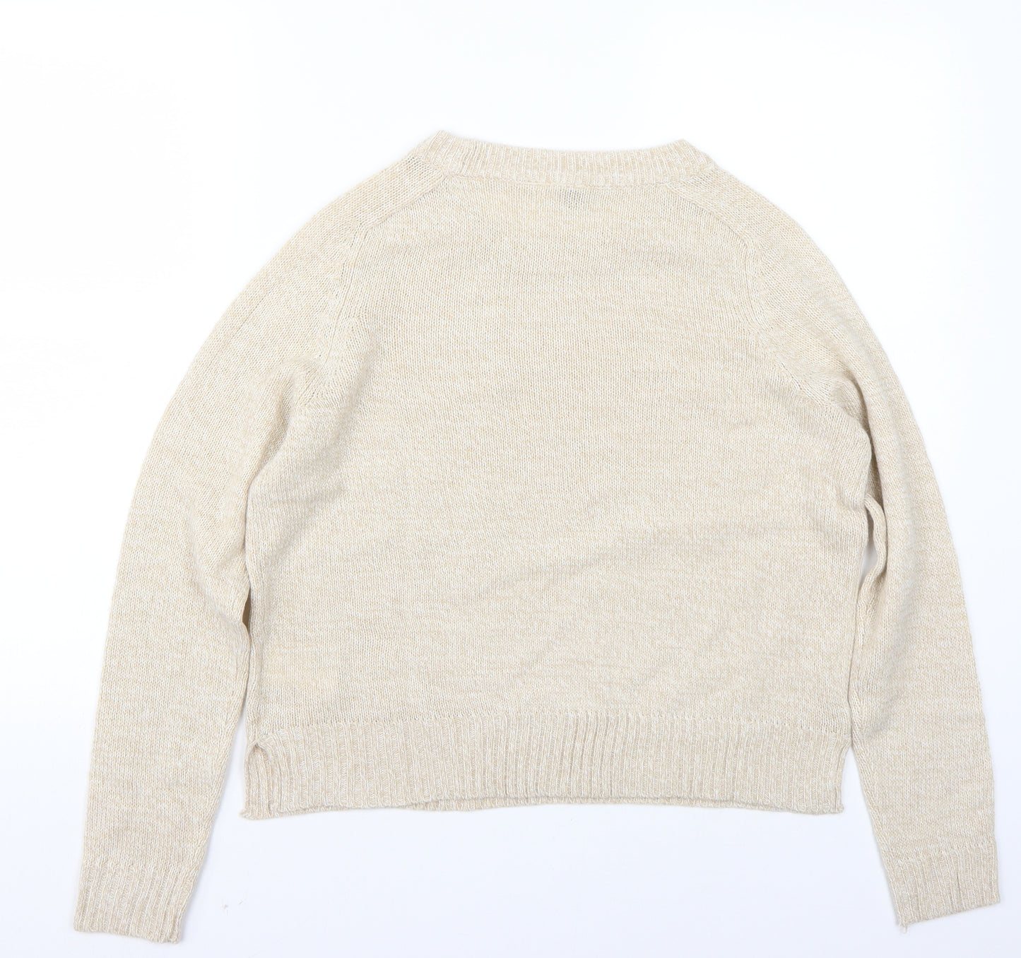 H&M Womens Beige   Pullover Jumper Size S