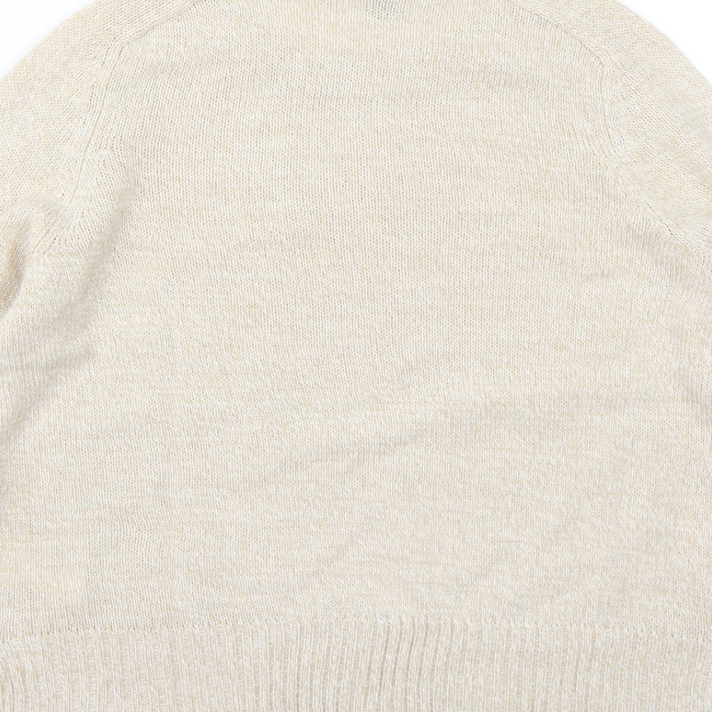 H&M Womens Beige   Pullover Jumper Size S