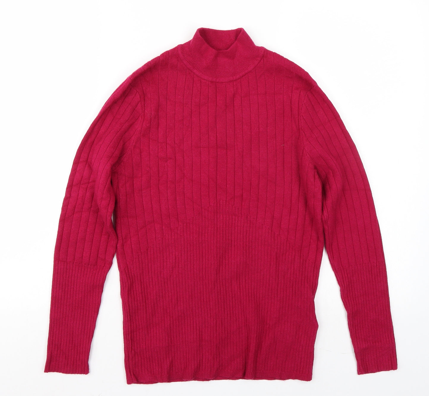 Marks and Spencer Womens Pink  Rayon Pullover Jumper Size 12
