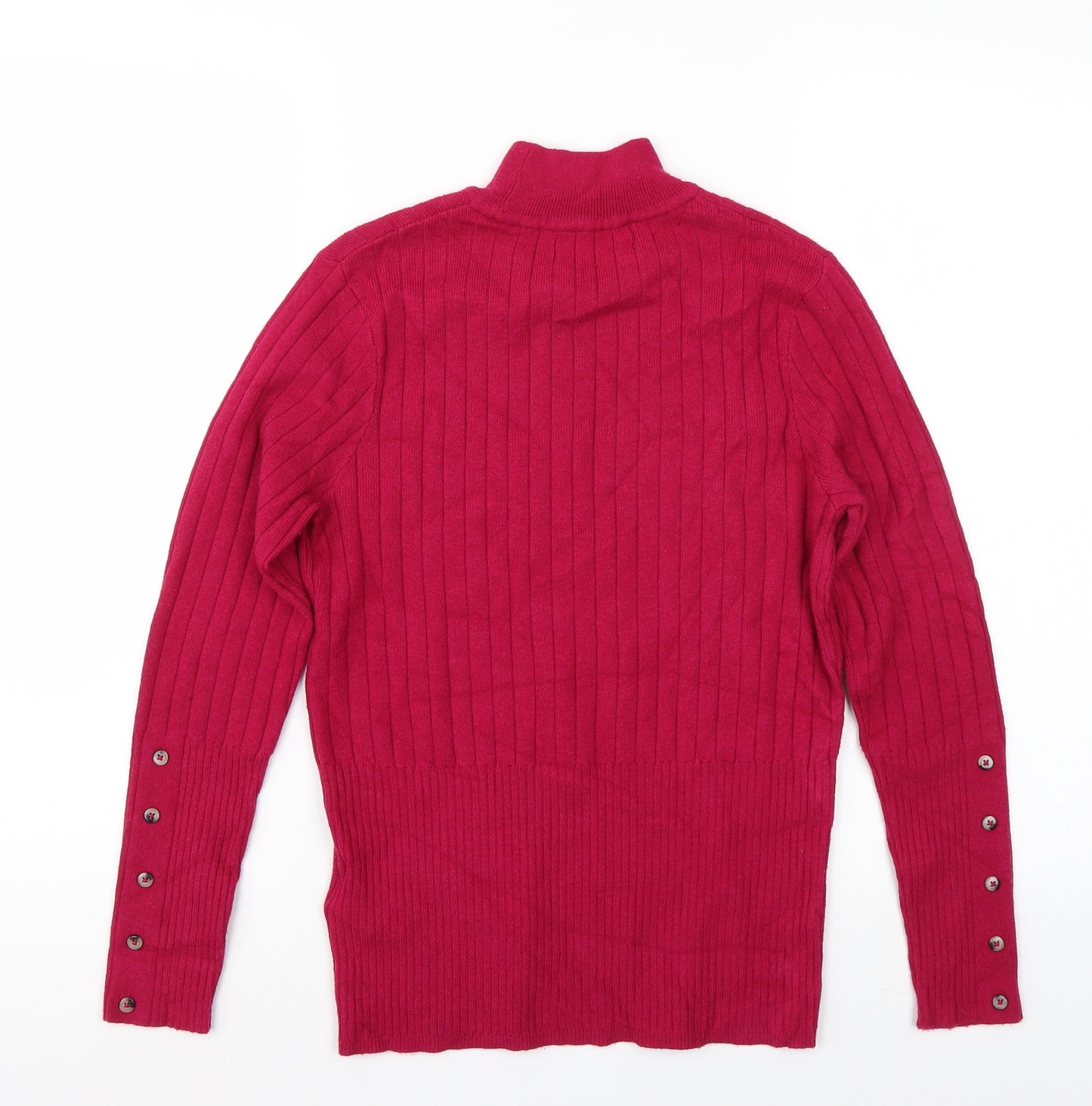 Marks and Spencer Womens Pink  Rayon Pullover Jumper Size 12