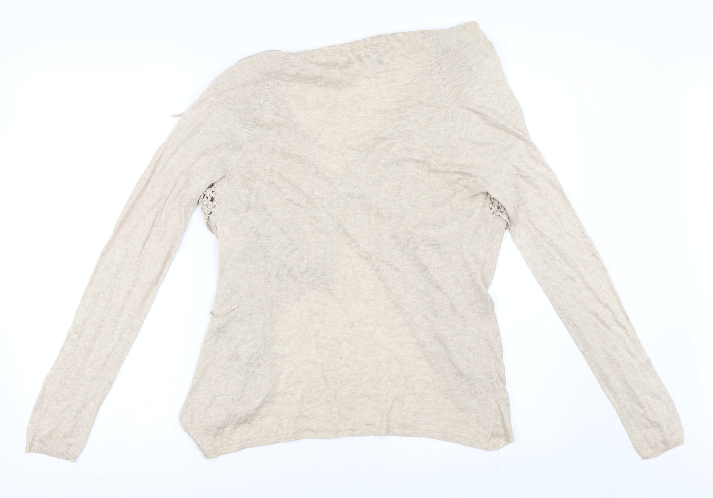 Marks and Spencer Womens Beige   Cape Jumper Size 12