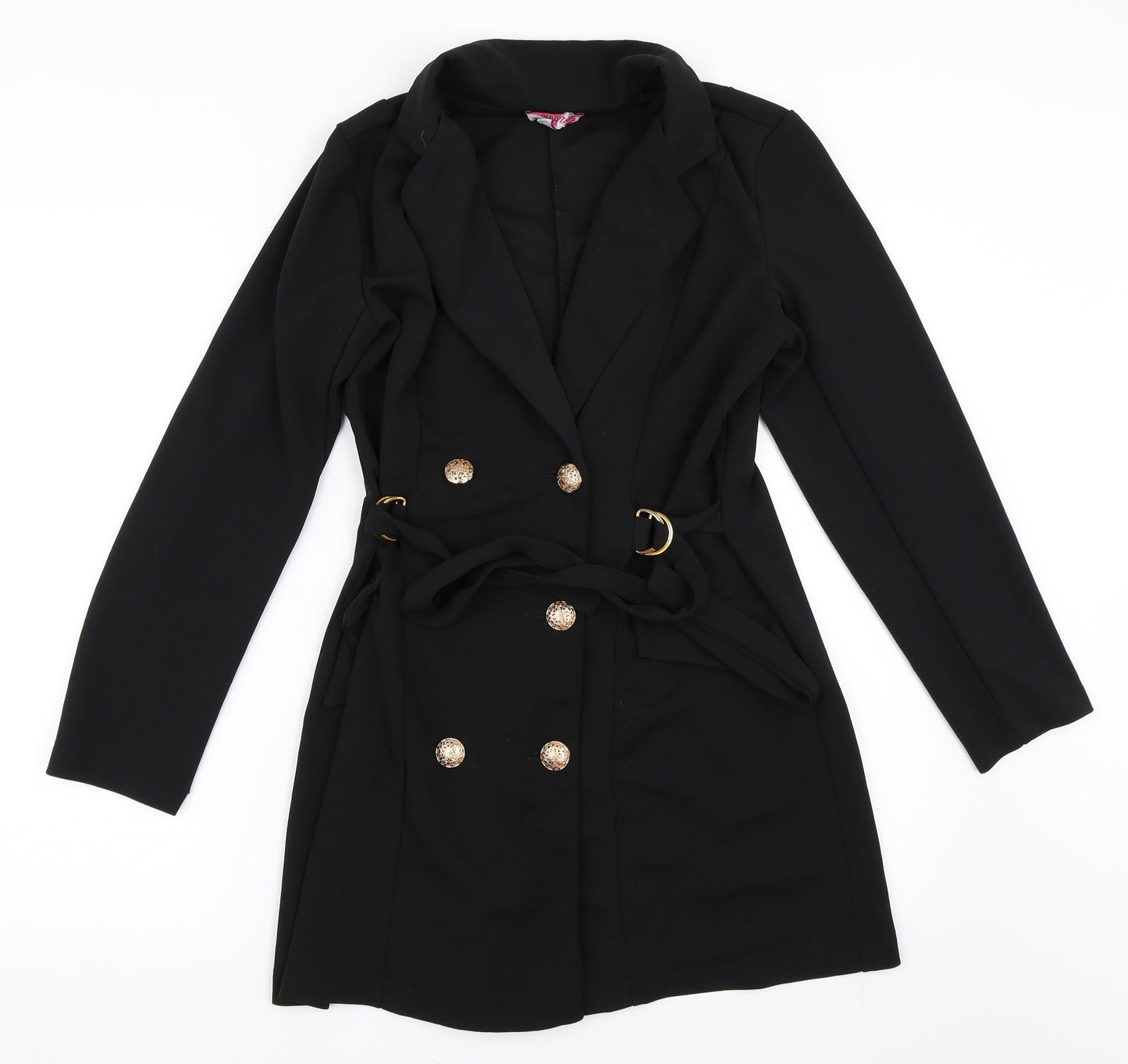 Pink Boutique Womens Black   Jacket Dress  Size 10