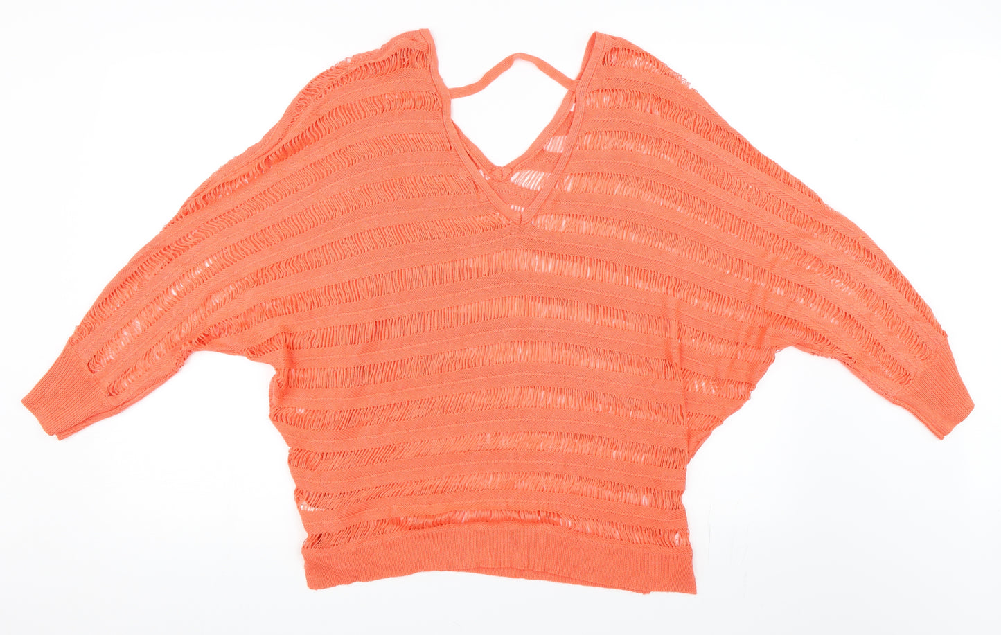 River Island Womens Orange   Pullover Jumper Size 16