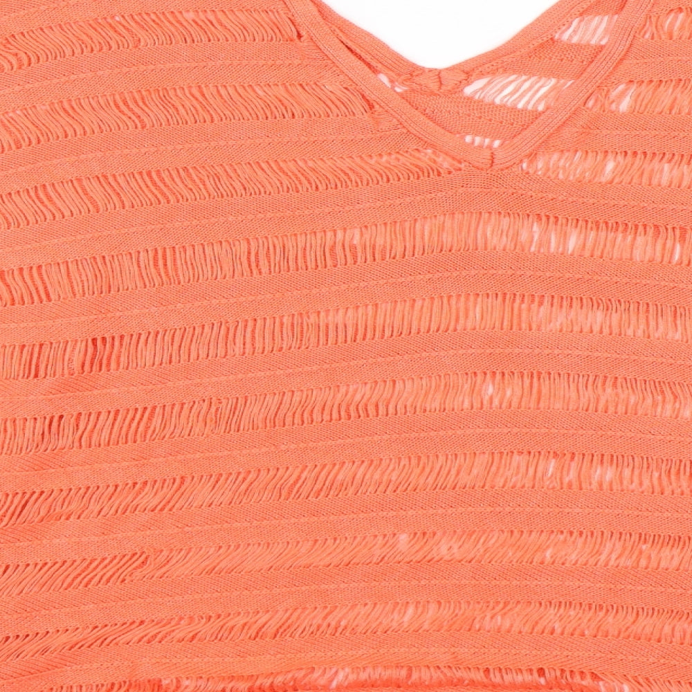 River Island Womens Orange   Pullover Jumper Size 16