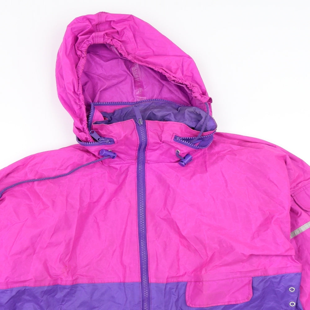 Preworn Womens Pink   Rain Coat Coat Size S