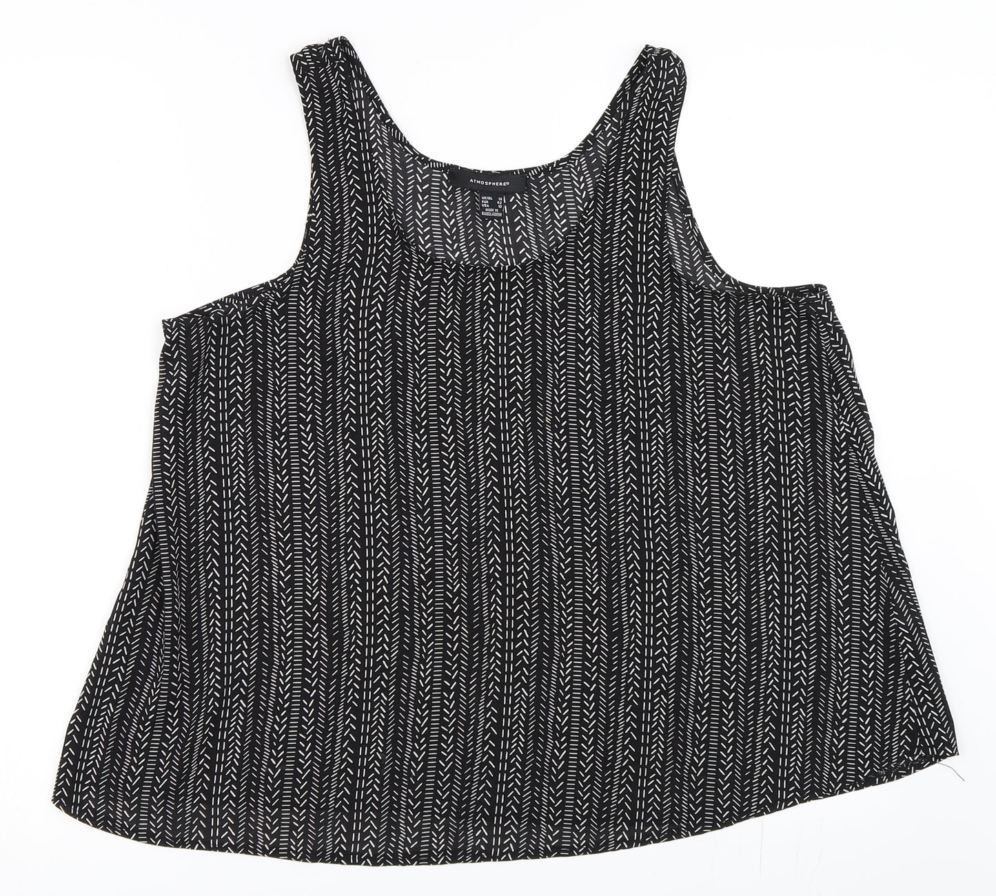 Atmosphere Womens Black   Basic Blouse Size 14