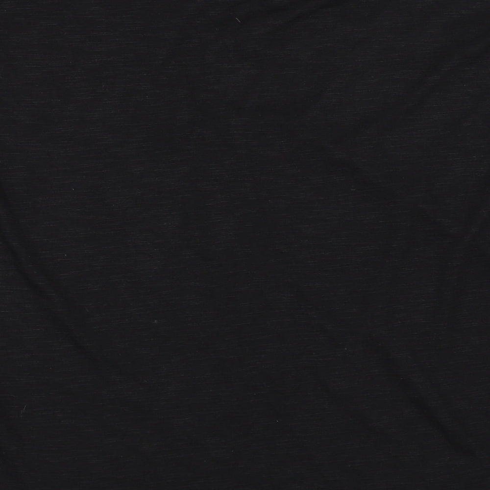 Papaya Womens Black   Basic T-Shirt Size 14