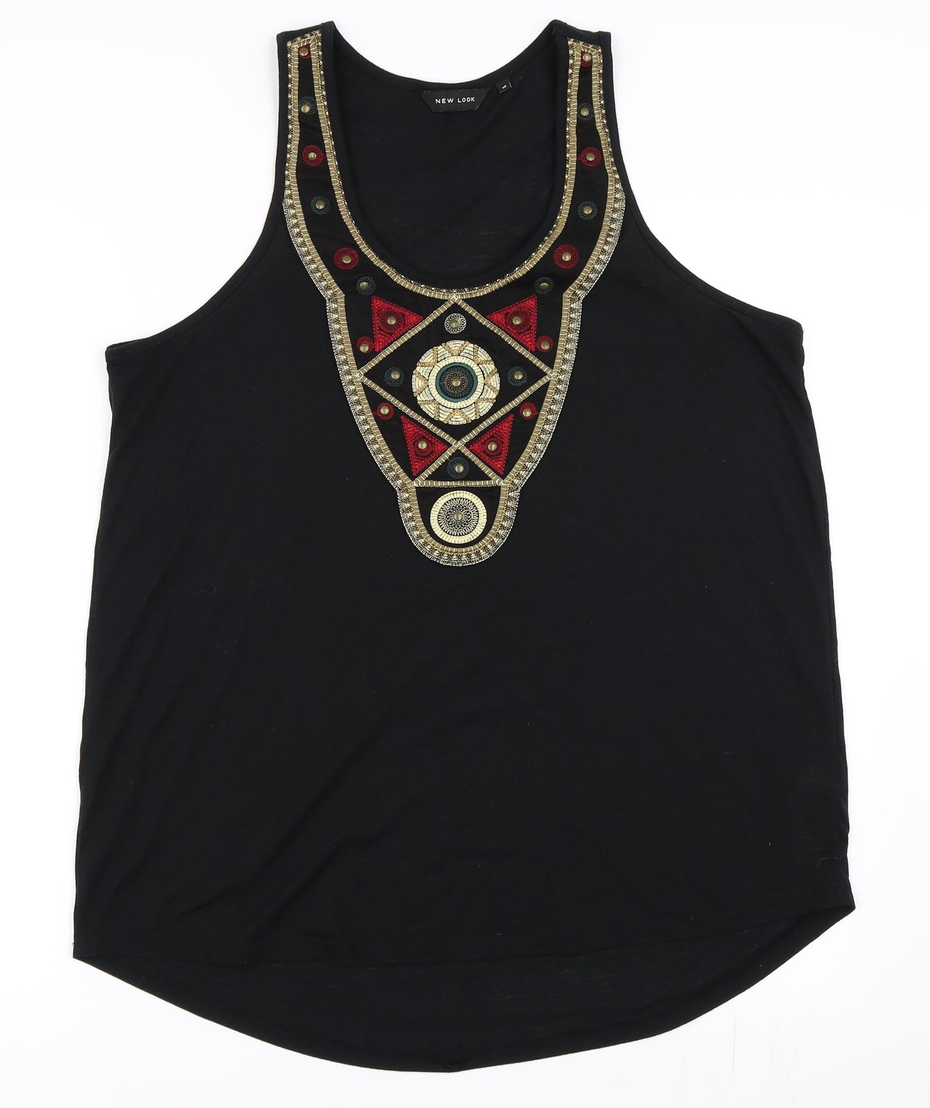 New Look Womens Black   Basic T-Shirt Size 16