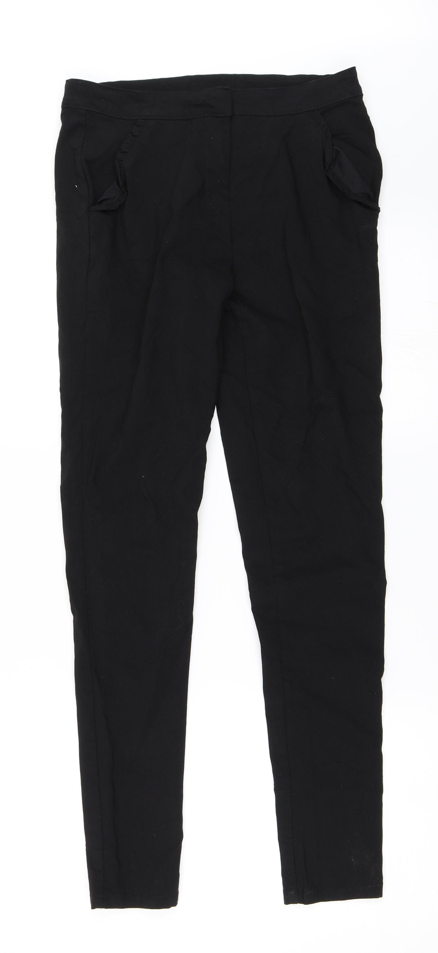 NEXT Girls Black   Capri Trousers Size 16 Years