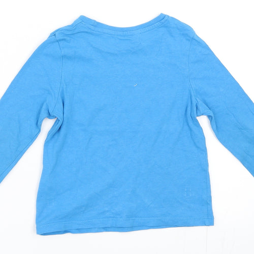 Pep&Co Boys Blue   Basic T-Shirt Size 18-24 Months  - brother