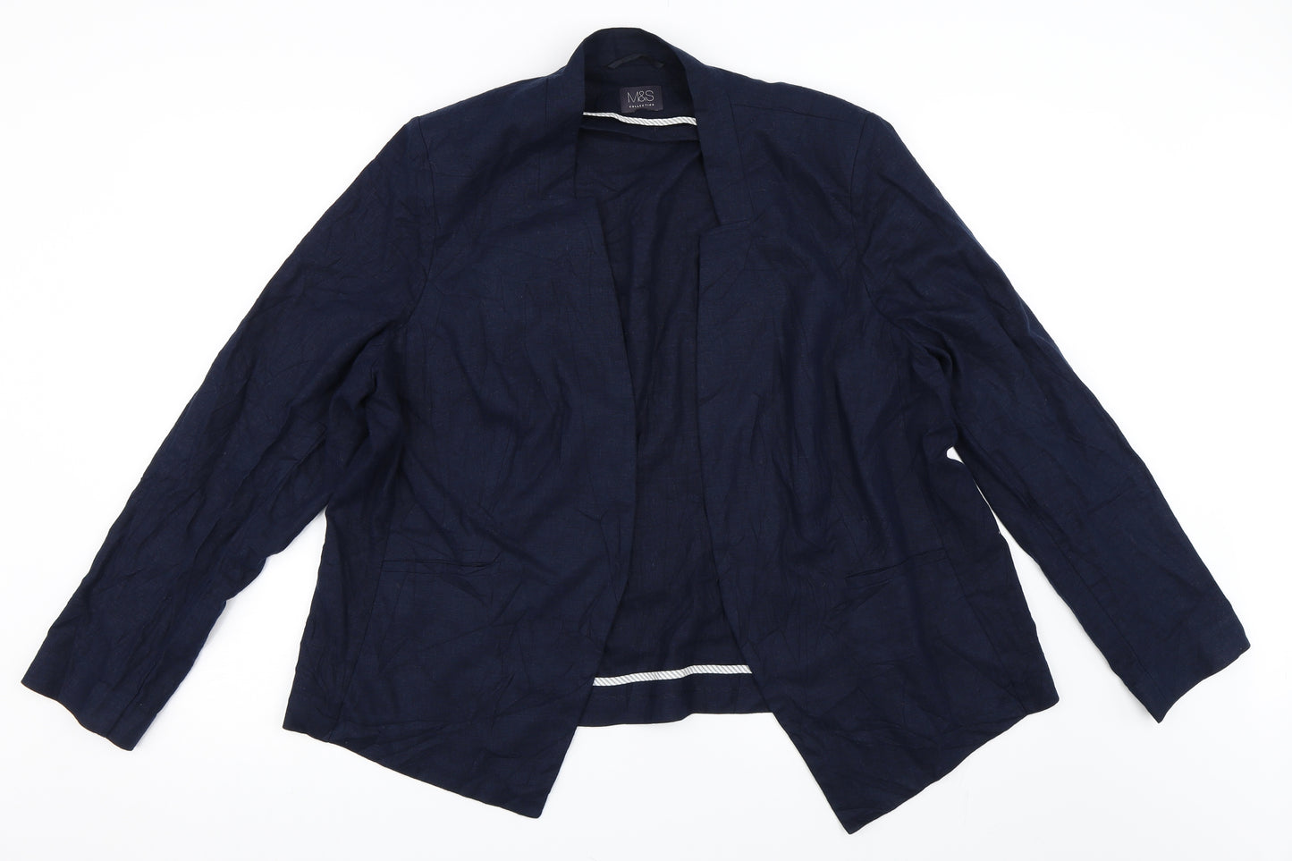 Marks and Spencer Womens Blue   Jacket  Size 22