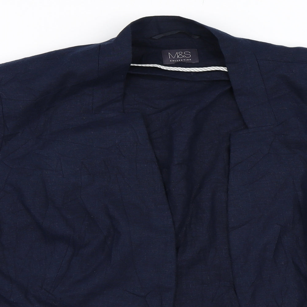 Marks and Spencer Womens Blue   Jacket  Size 22
