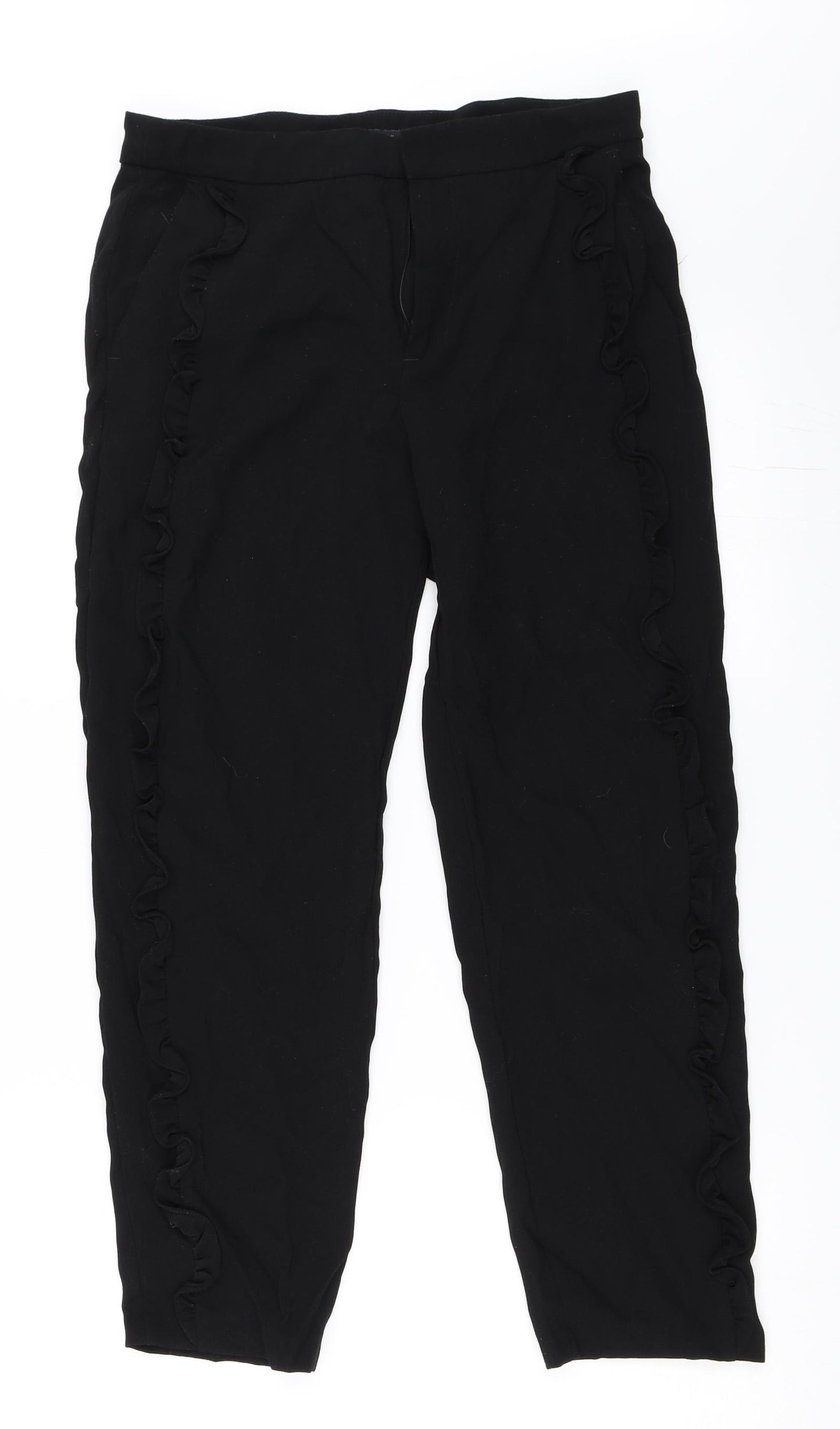 Zara Womens Black   Trousers  Size M L26 in