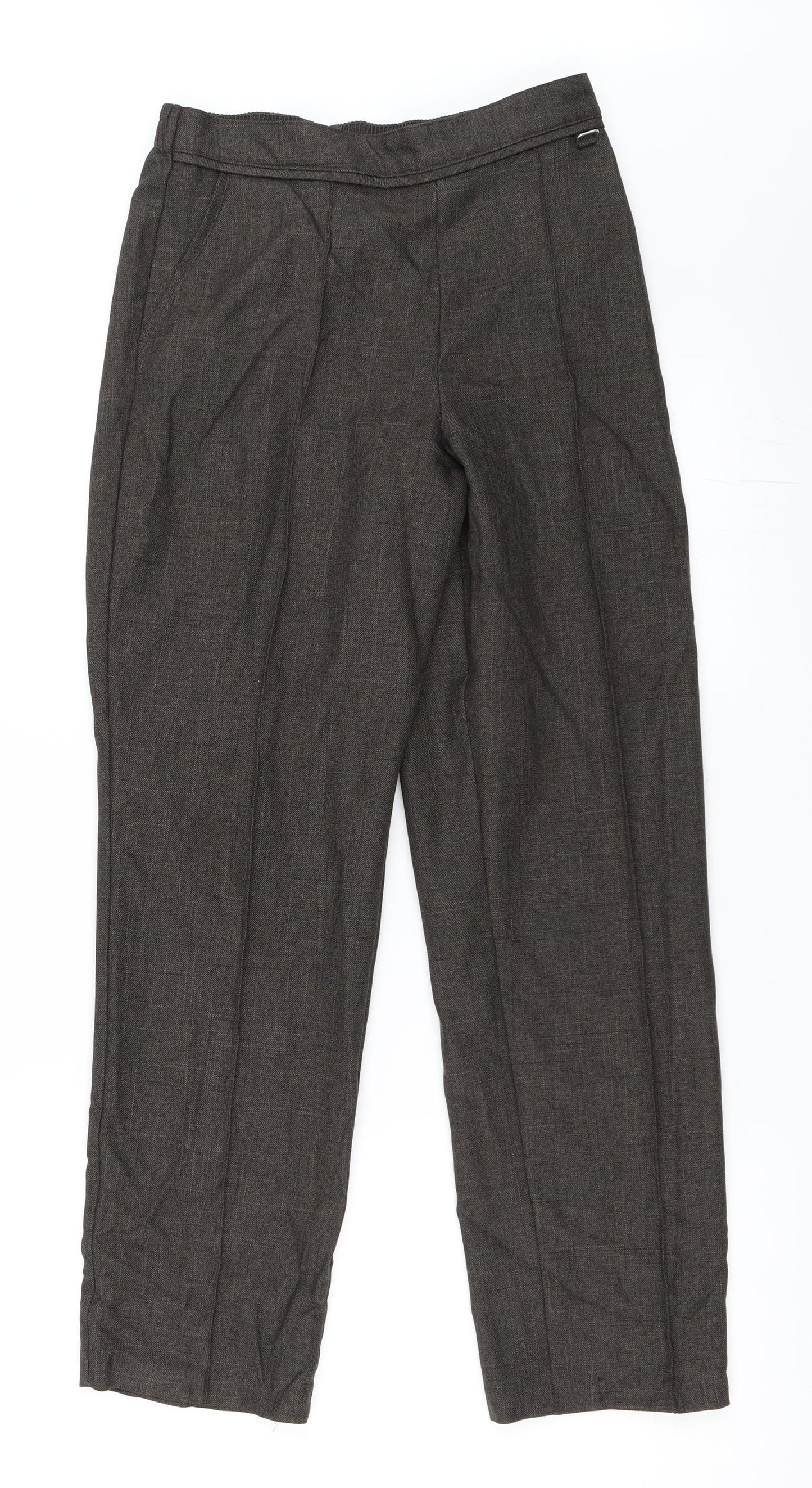 Marks and Spencer Womens Brown   Trousers  Size 8 L27 in