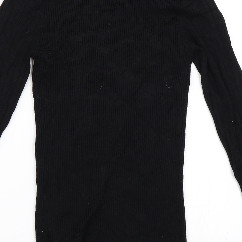 New Look Womens Black   Pullover Jumper Size 10