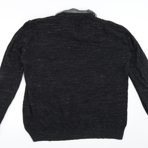 NEXT Mens Black   Pullover Jumper Size 2XL