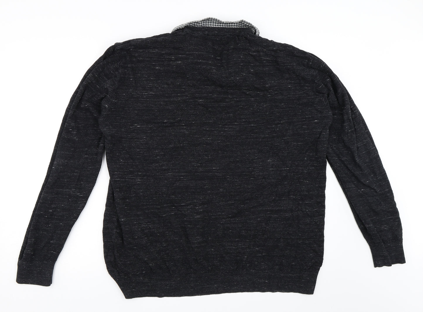 NEXT Mens Black   Pullover Jumper Size 2XL