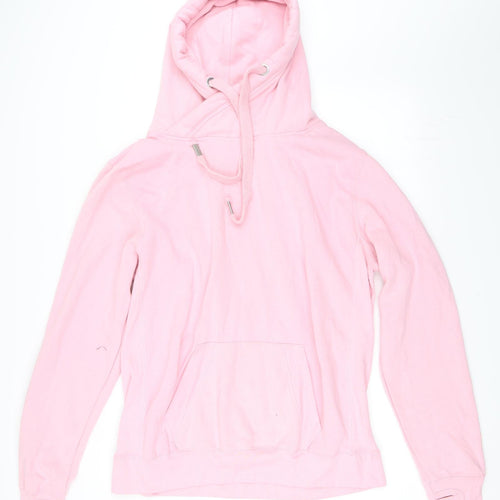 Just Hoods Womens Pink   Pullover Hoodie Size XL