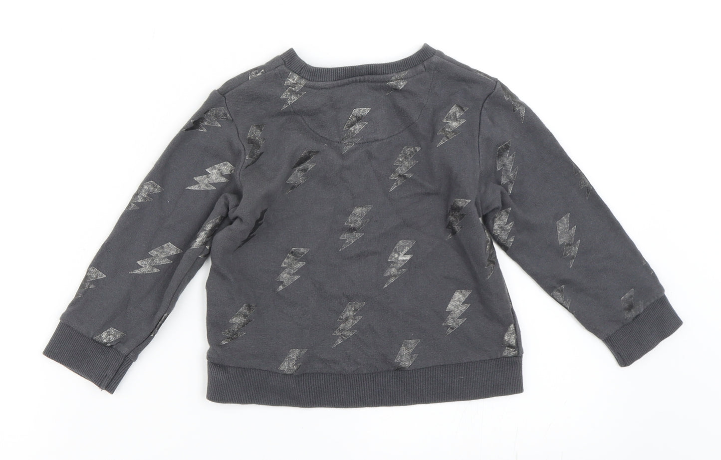 Mothercare Girls Grey   Pullover Sweatshirt Size 2-3 Years