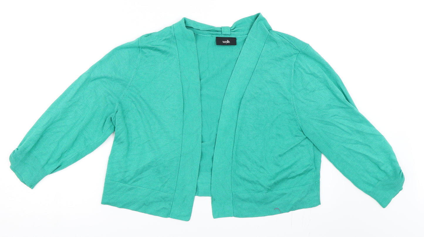 Wallis Womens Green   Cardigan Jumper Size L