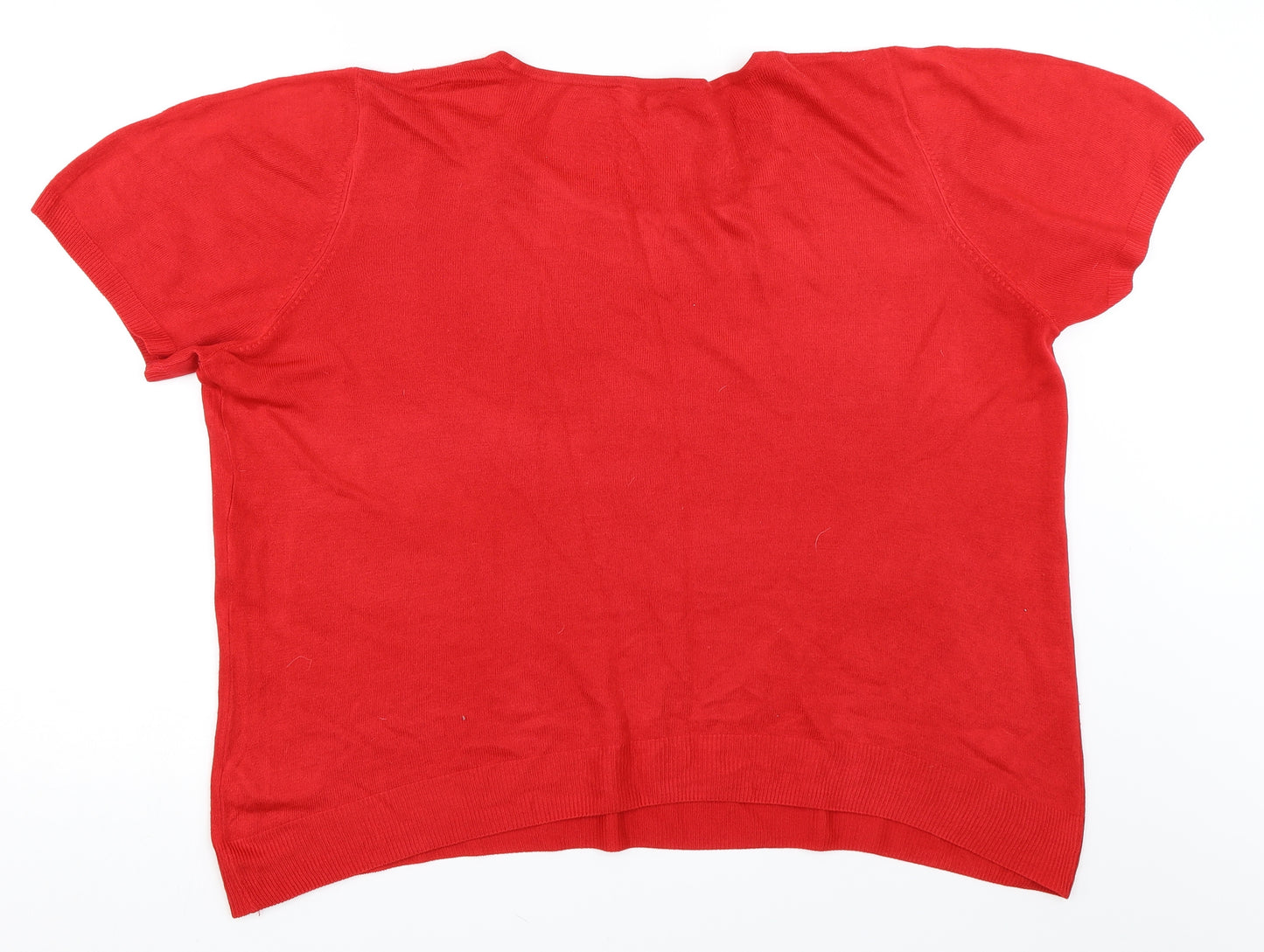 BHS Womens Red   Pullover Jumper Size 20
