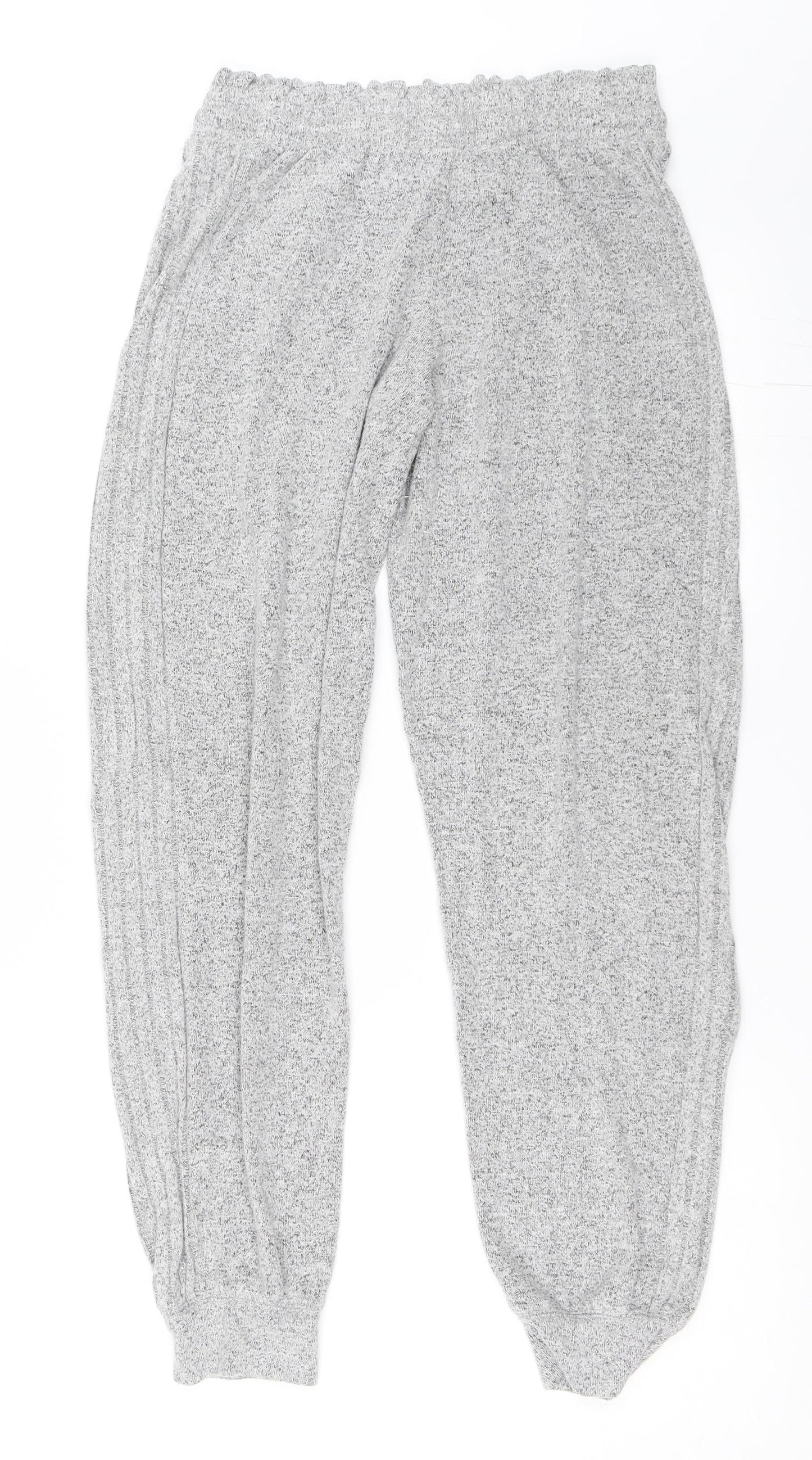 Marks and Spencer Womens Grey   Jogger Trousers Size 10 L29 in