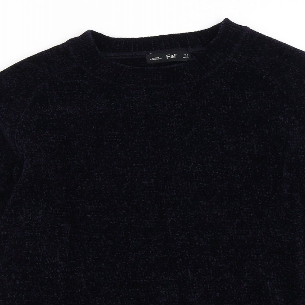 F&F Womens Blue   Pullover Jumper Size 6