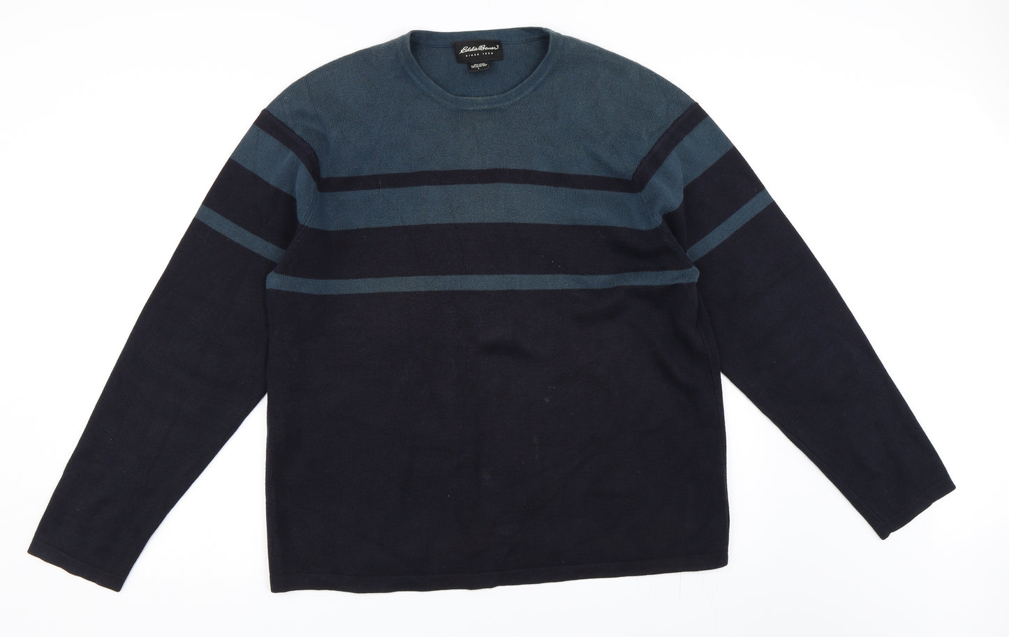Eddie Bauer Mens Blue   Pullover Jumper Size L
