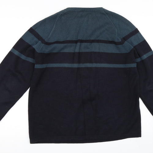 Eddie Bauer Mens Blue   Pullover Jumper Size L