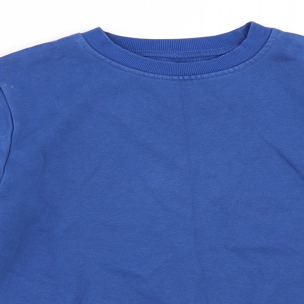 Nutmeg Boys Blue   Pullover Sweatshirt Size 10-11 Years